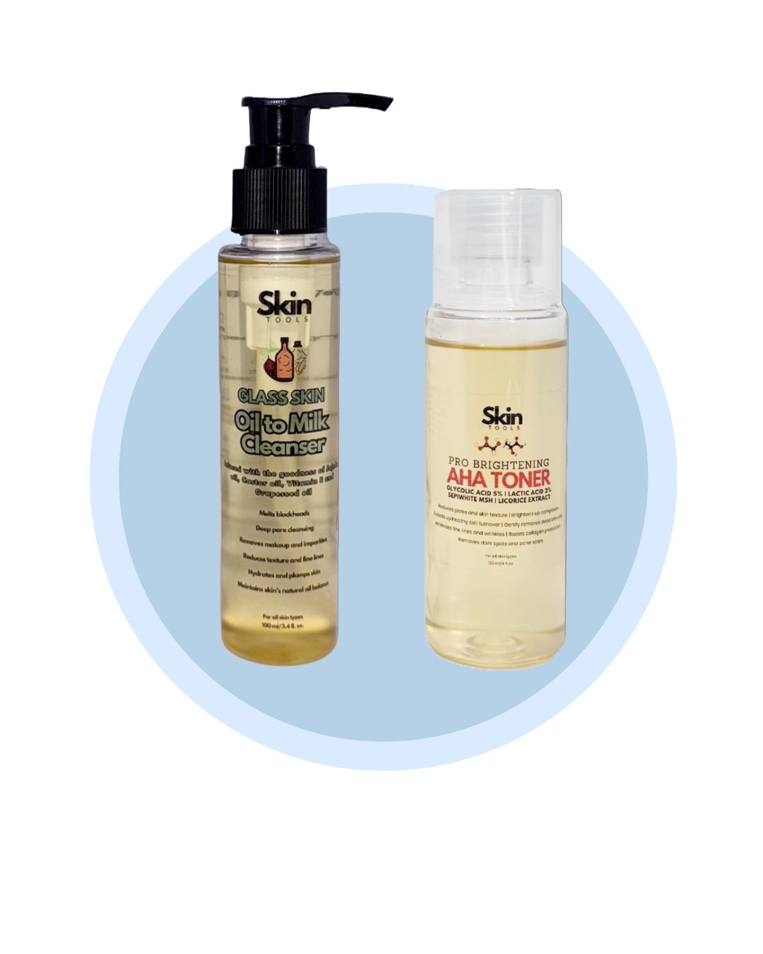 Oil and Pore Reduction Bundle (Oil to Milk Cleanser and AHA Toner)