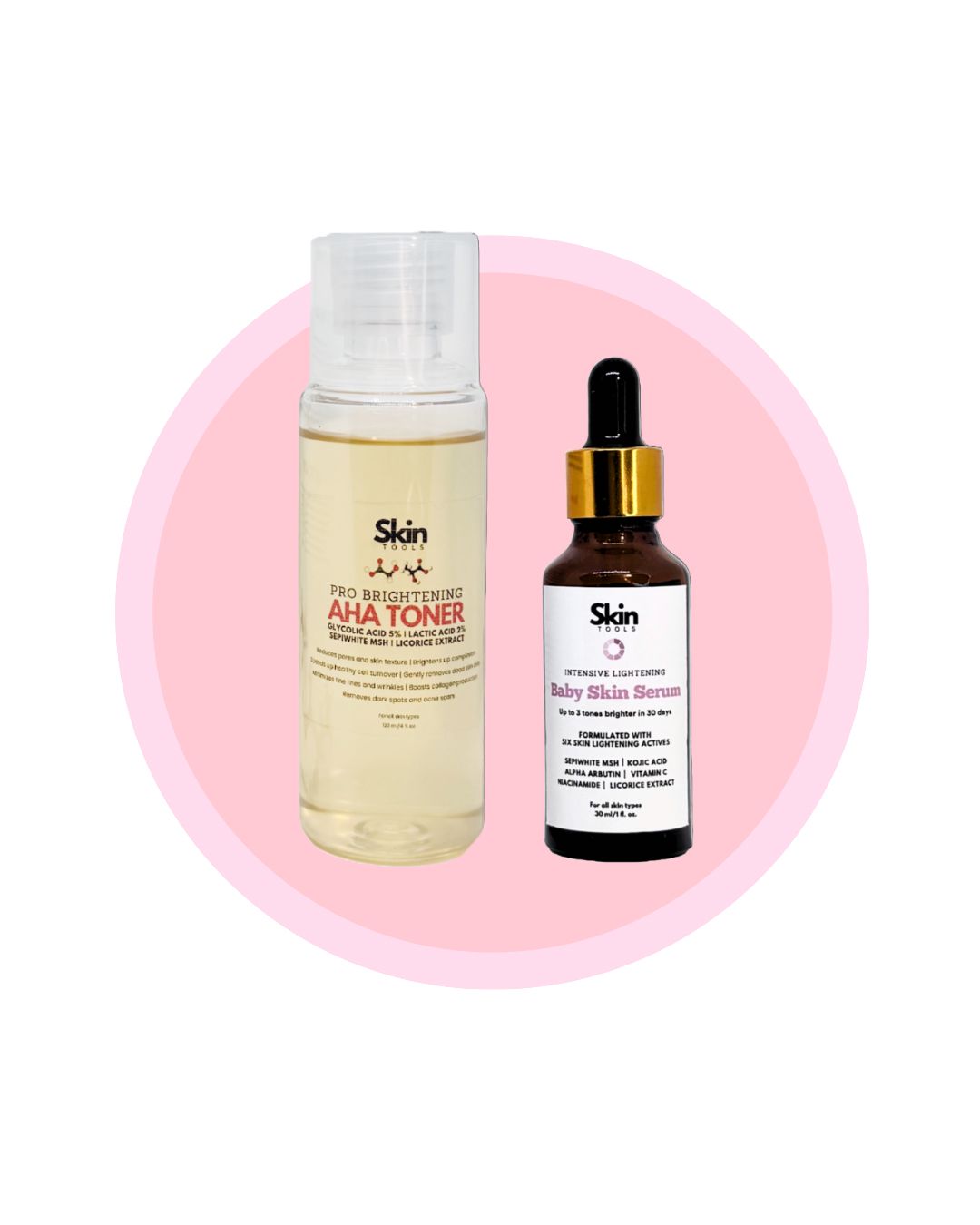 Sepiwhite Hyper-Pigmentation Bundle (Baby Skin Serum and AHA Toner)