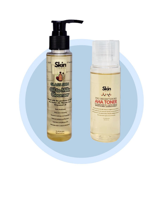 Oil and Pore Reduction Bundle (Oil to Milk Cleanser and AHA Toner)