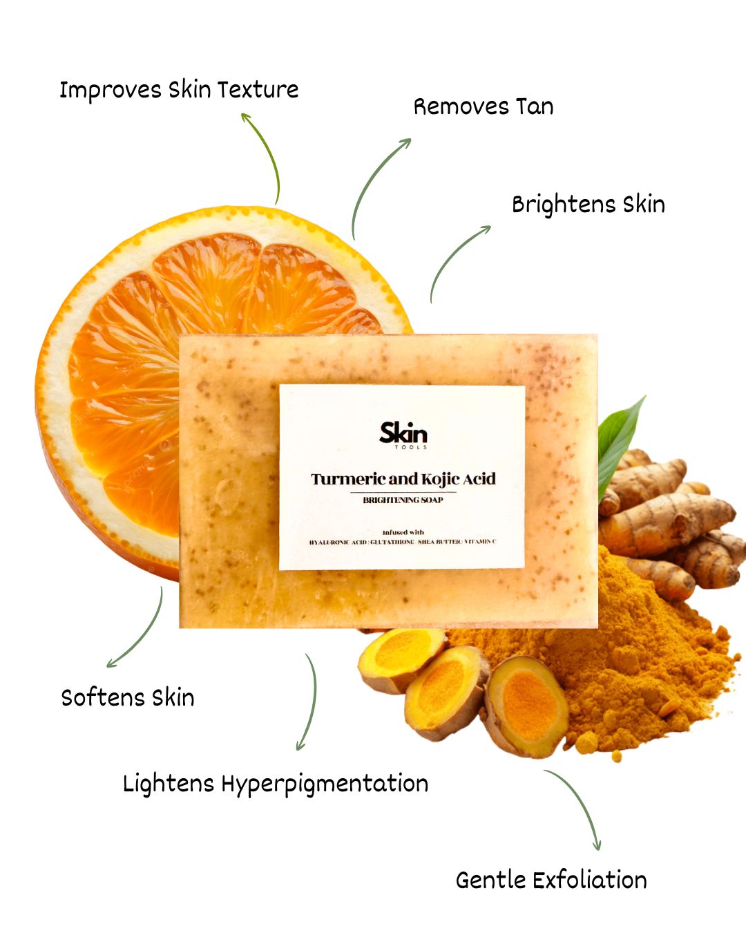 Turmeric and Kojic Acid Brightening Soap