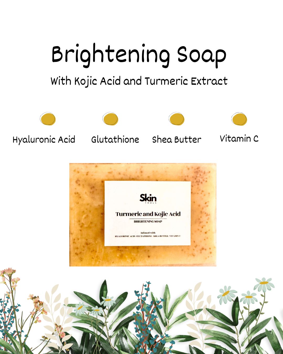 Turmeric and Kojic Acid Brightening Soap