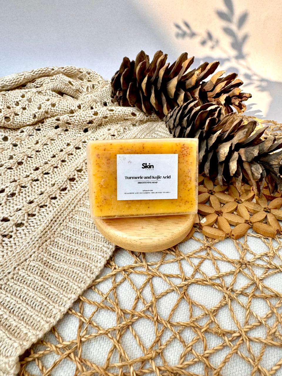Turmeric and Kojic Acid Brightening Soap